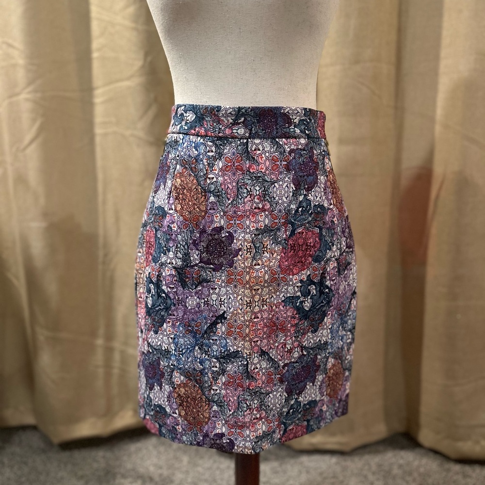Floral Patterned Women's Skirt